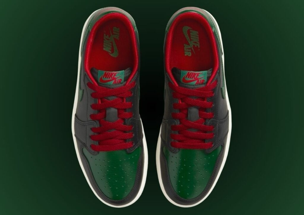 Air Jordan 1 Low OG Black Gorge Green CZ0775-036
